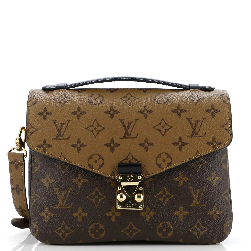 Luxury Christian Dior crossbody bags with a chain - link strapPochette Metis Reverse Monogram Canvas