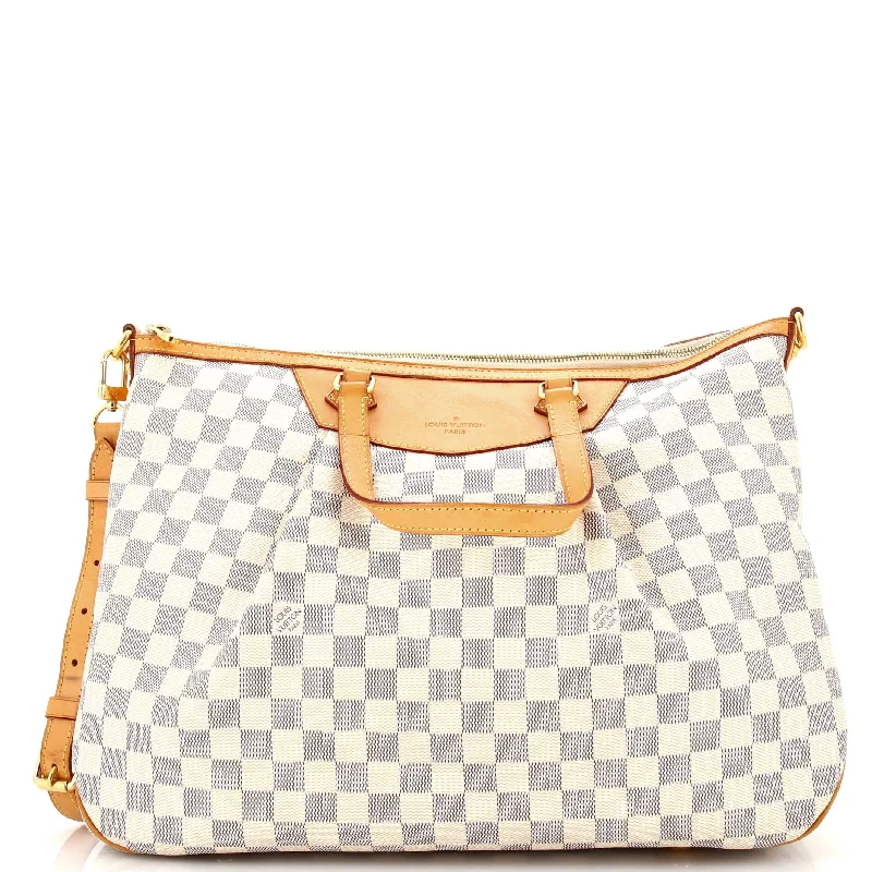 Christian Dior bags with a zip - top closure and multiple compartmentsSiracusa Handbag Damier GM