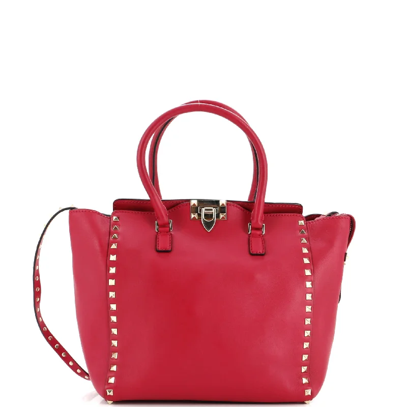 Christian Dior crossbody bags with a front - flap pocket for easy accessRockstud Tote Rigid Leather Small