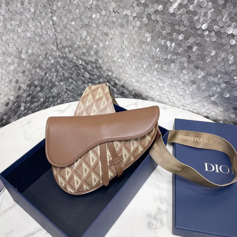 Christian Dior Saddle bags with a patent leather finish for a shiny lookThe Arid Bag Shop --DIOR Bags 141