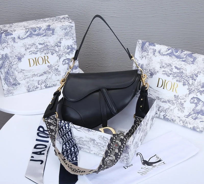 Christian Dior handbags with a snap - button closure and a decorative buckleWF - Dior Bags - 349