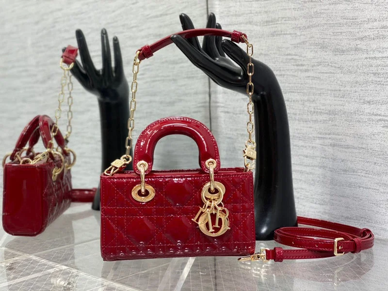 Stylish Christian Dior shoulder bags with a tassel - adorned zipperWF - Dior Bags - 317